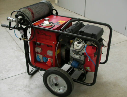 Conversion of a gasoline engine-generator set to a bi-fuel (hydrogen/gasoline) electronic fuel-injected power unit